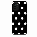 Classic Polka Dot Glass Phone Case for Redmi Note 10