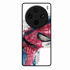Red Blue Web Hero Glass Phone Cover for Vivo X100 5G - ShopOnCliQ