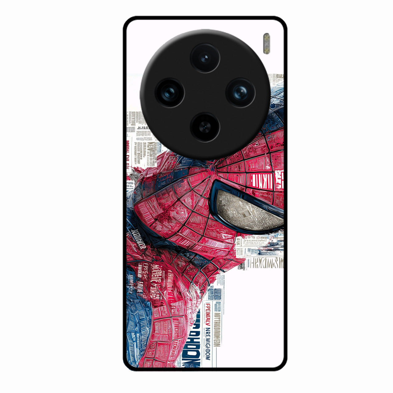 Red Blue Web Hero Glass Phone Cover for Vivo X100 5G