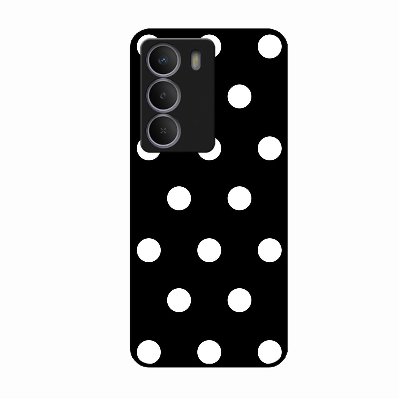 Classic Polka Dot Glass Phone Case for Realme P3 Lite 5G