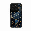 Midnight Gold Geometric Premium Glass Phone Case for Motorola Edge 60 5G