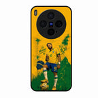 Golden Striker Glass Phone Case for Vivo X300 5G