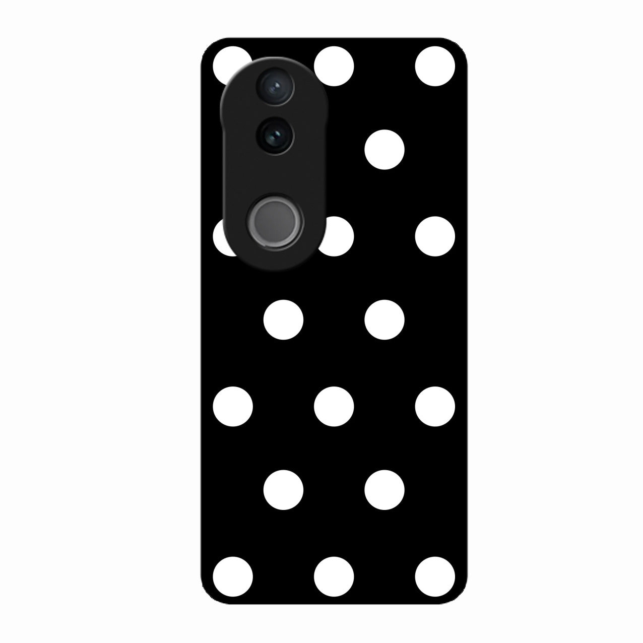 Classic Polka Dot Glass Phone Case for Vivo V50E 5G