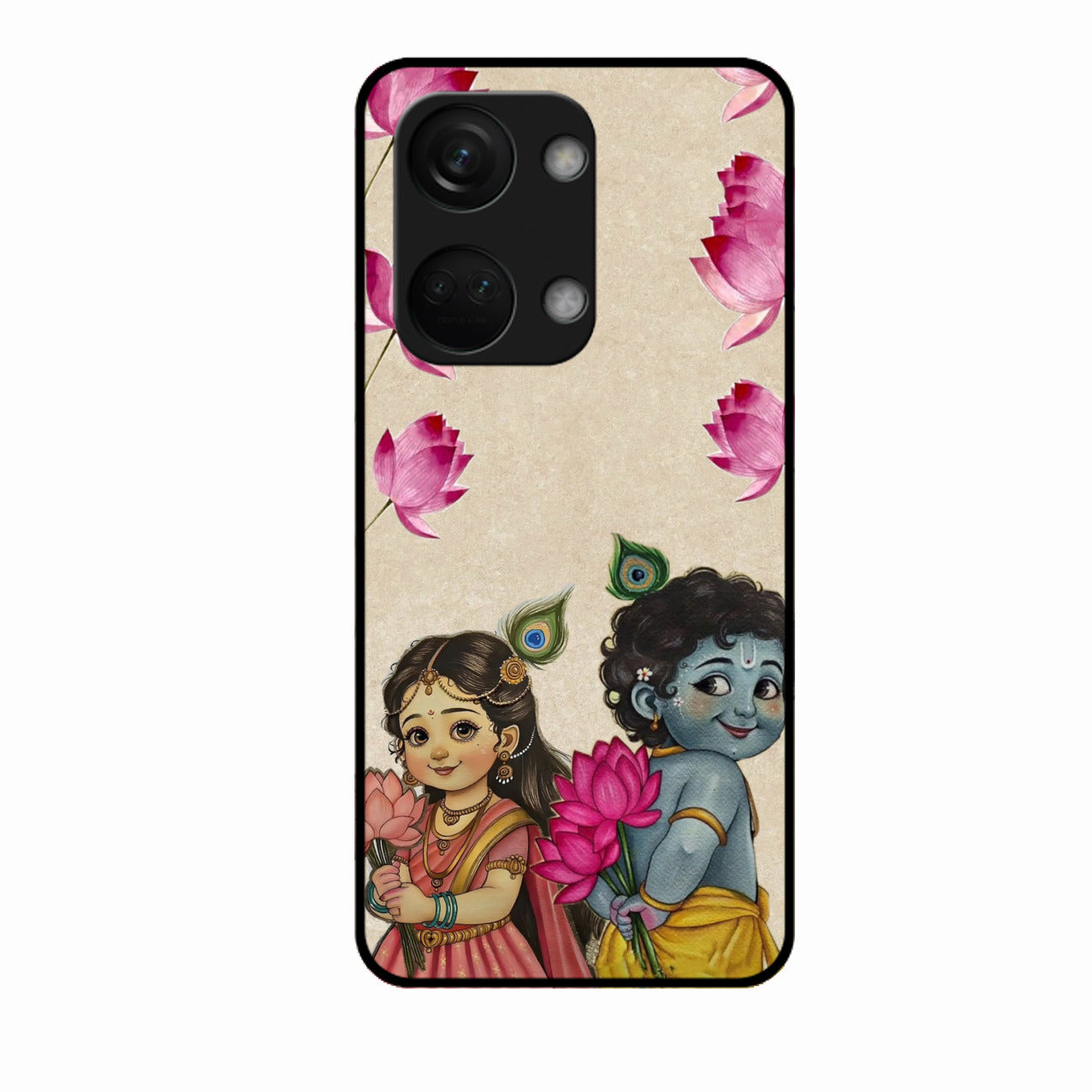 Krishna Eternal Lotus Glass Case for Oneplus Nord 3 5G