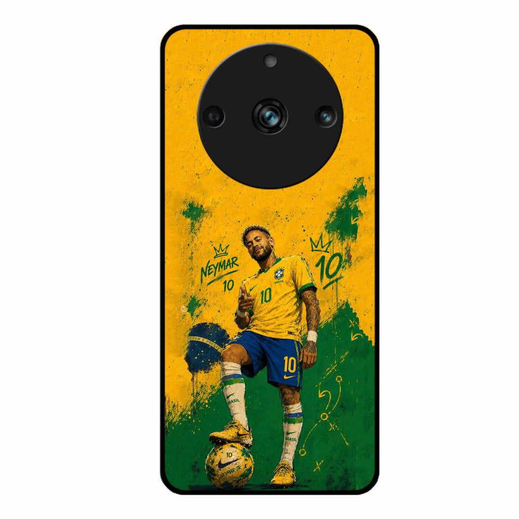 Golden Striker Glass Phone Case for Realme 11 Pro Plus 5G