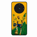 Golden Striker Glass Phone Case for Realme 11 Pro Plus 5G