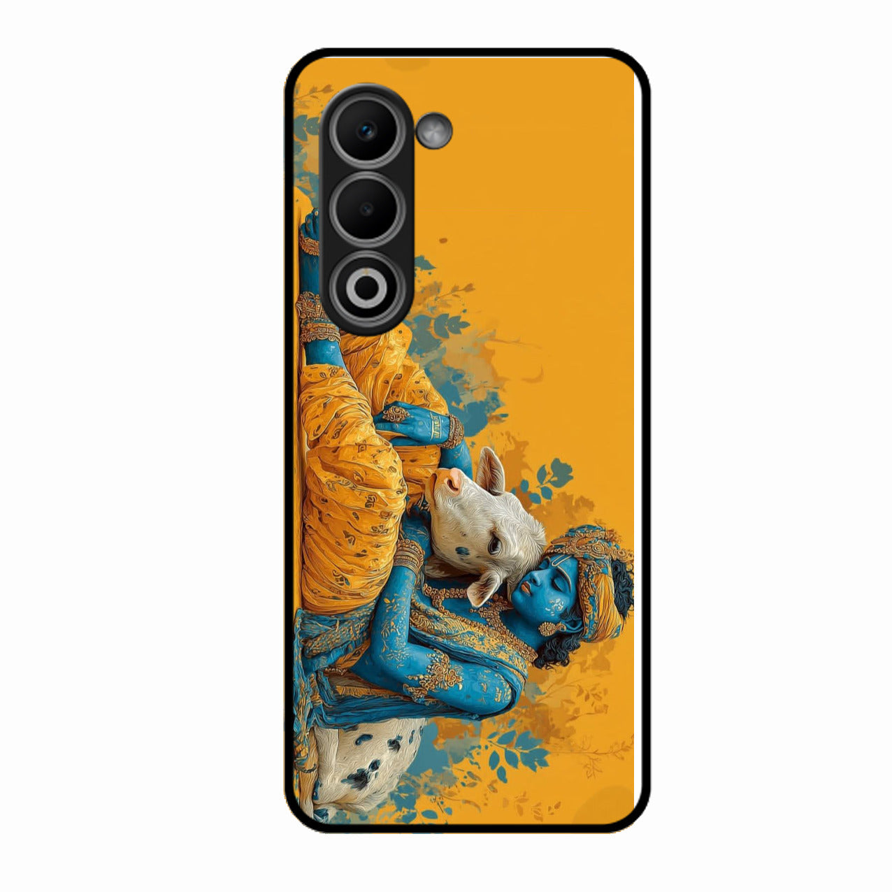 Divine Krishna Gopal Premium Glass Phone Case for Oppo A5 5G
