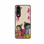 Krishna Eternal Lotus Glass Case for iQOO Z10 Lite