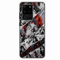 Itachi Uchiha Manga Collage Glass Phone Case for Samsung Galaxy S20 Ultra
