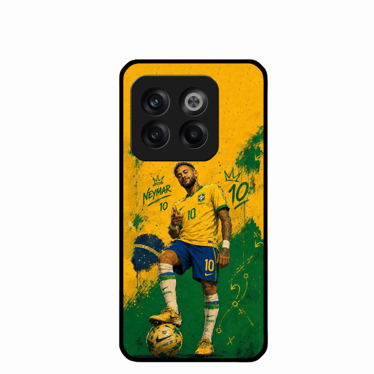 Golden Striker Glass Phone Case for Oneplus 10T 5G