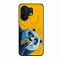 Cute Panda Sketch Premium Glass Phone Case for Vivo V60 5G