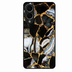 Black Gold Marble Glass Phone Case for Samsung Galaxy S25 Edge 5G - ShopOnCliQ