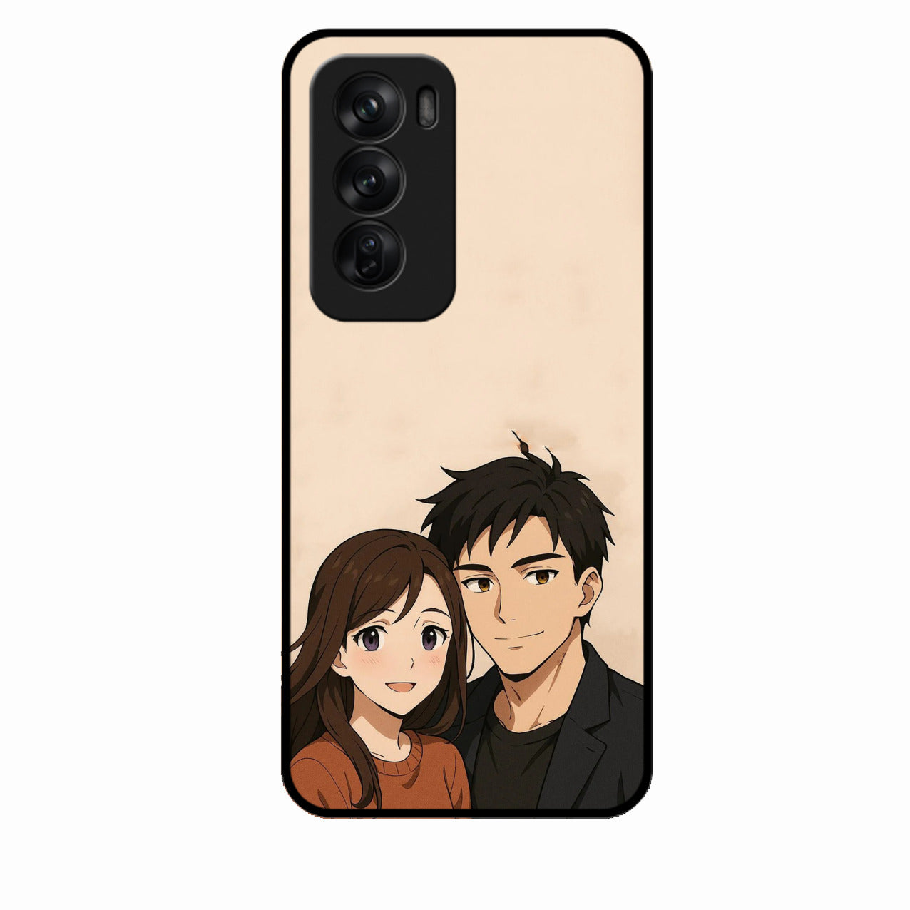 Custom Personalised Art Photo Glass Case for Oppo Reno 12 Pro 5G