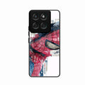 Red Blue Web Hero Glass Phone Cover for Motorola G57 Power 5G