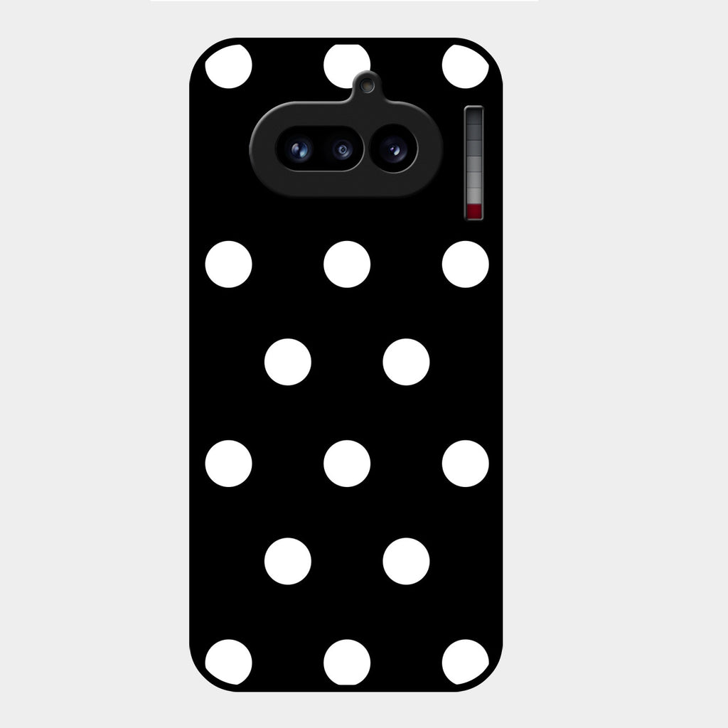 Classic Polka Dot Glass Phone Case for Nothing Phone 4A 5G