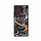 Midnight Dragon Glass Phone Case for Motorola Edge 50 Fusion 5G