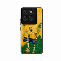 Golden Striker Glass Phone Case for Motorola Edge 60 Pro 5G