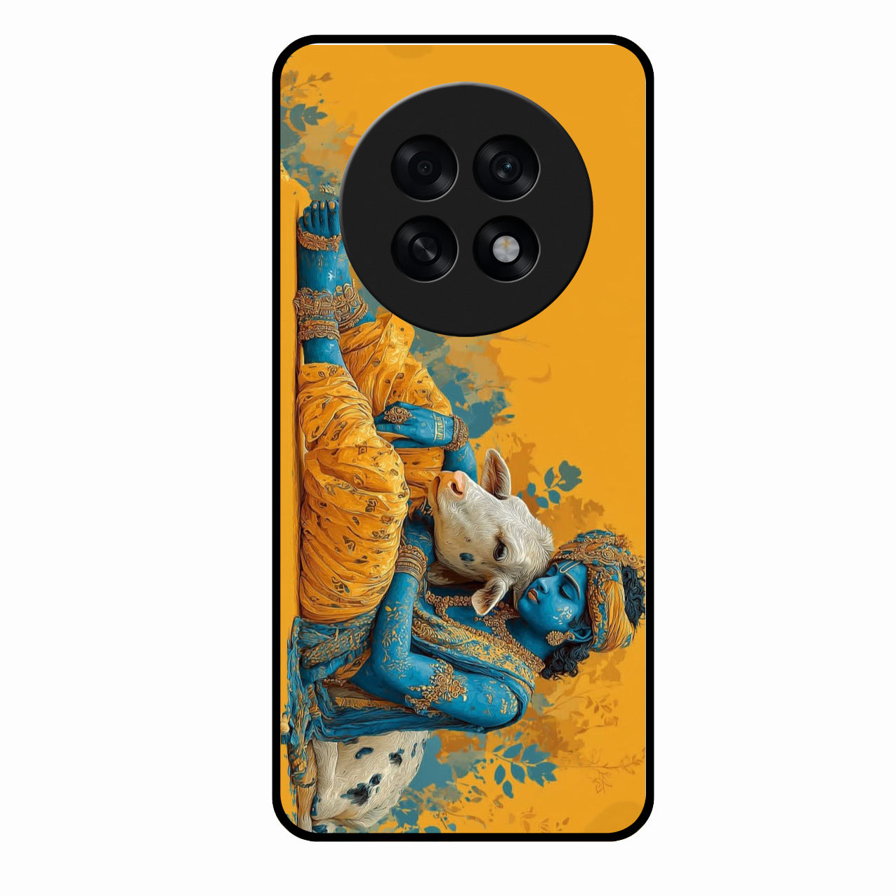 Divine Krishna Gopal Premium Glass Phone Case for Oppo F31 Pro Plus 5G