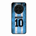 Blue Stripes Number 10 Football Glass Phone Case for Realme Narzo 70 Pro 5G