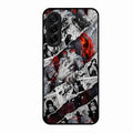 Itachi Uchiha Manga Collage Glass Phone Case for Samsung Galaxy A36 5G