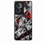 Itachi Uchiha Manga Collage Glass Phone Case for Oneplus Nord Ce 2 5G