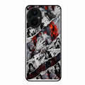 Itachi Uchiha Manga Collage Glass Phone Case for Oppo F21 Pro 5G