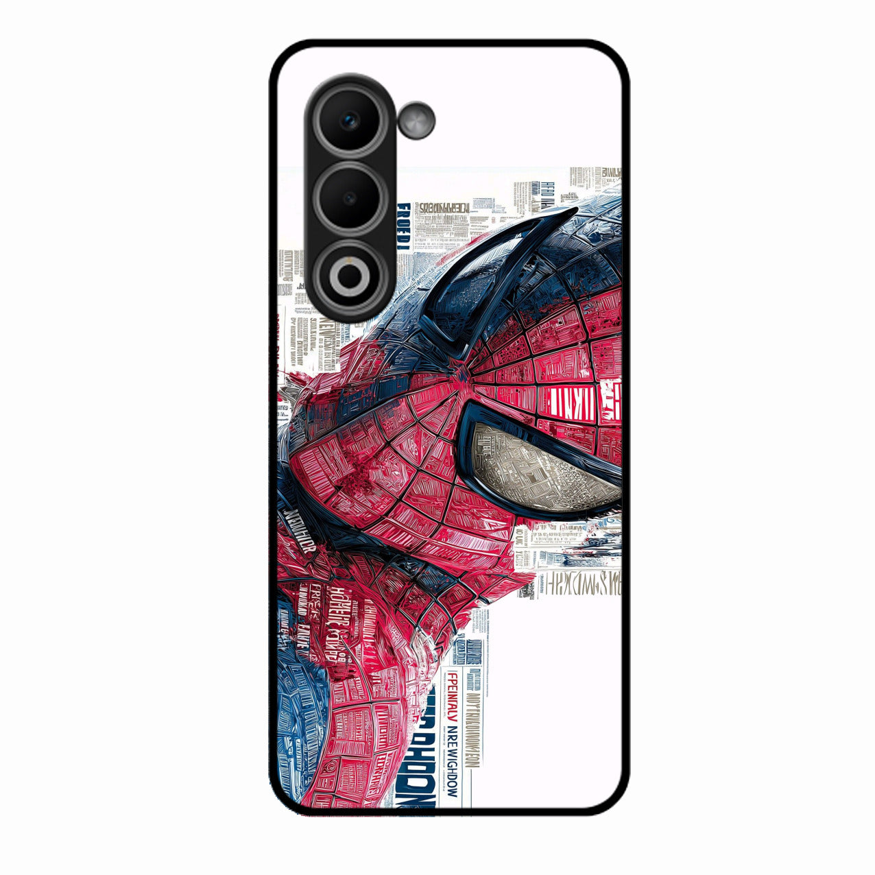 Red Blue Web Hero Glass Phone Cover for Oppo K13X 5G