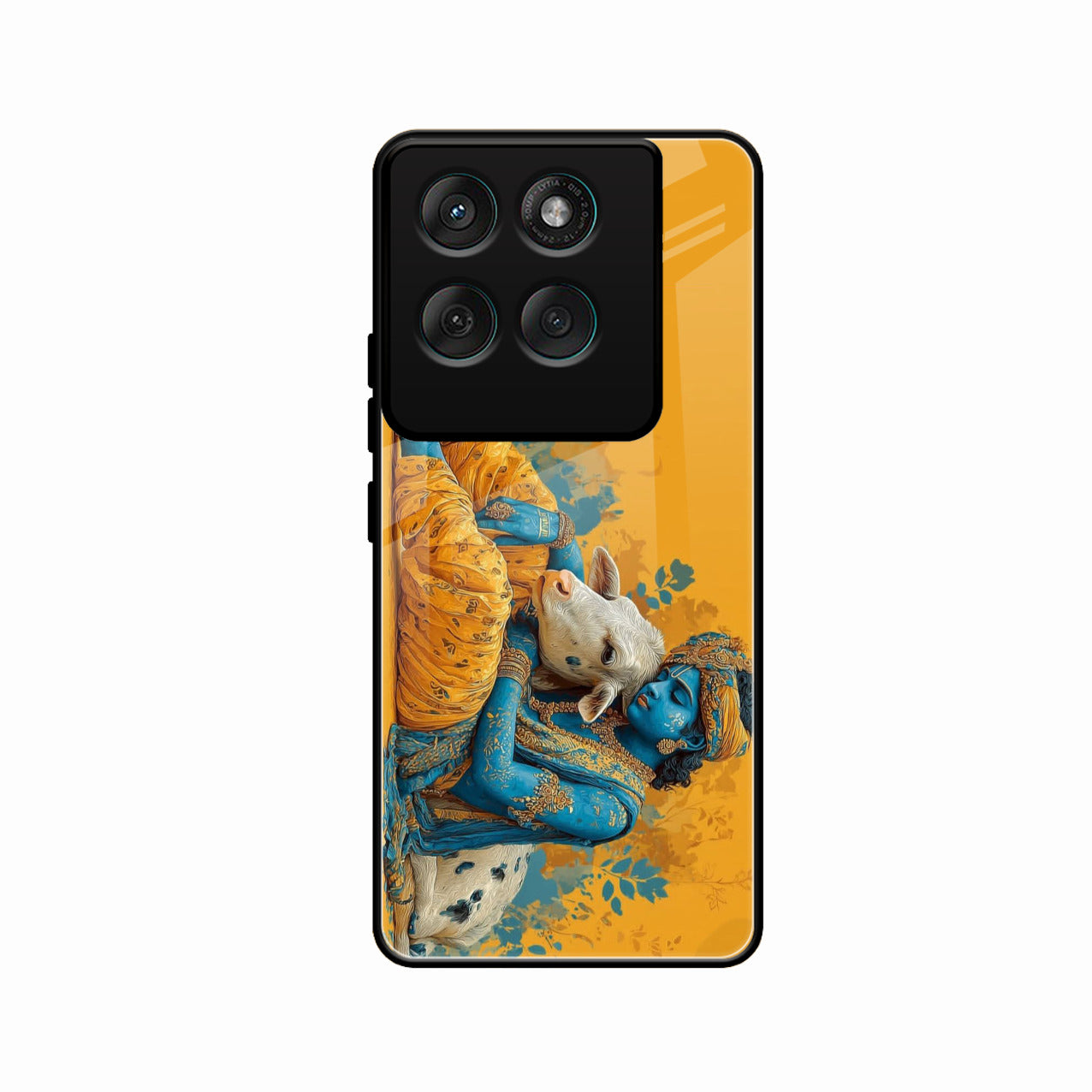 Divine Krishna Gopal Premium Glass Phone Case for Motorola Edge 60 Pro 5G
