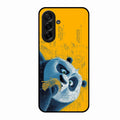 Cute Panda Sketch Premium Glass Phone Case for Samsung Galaxy A36 5G