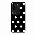Classic Polka Dot Glass Phone Case for Vivo V29 5G