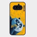 Cute Panda Sketch Premium Glass Phone Case for Nothing Phone 4A 5G