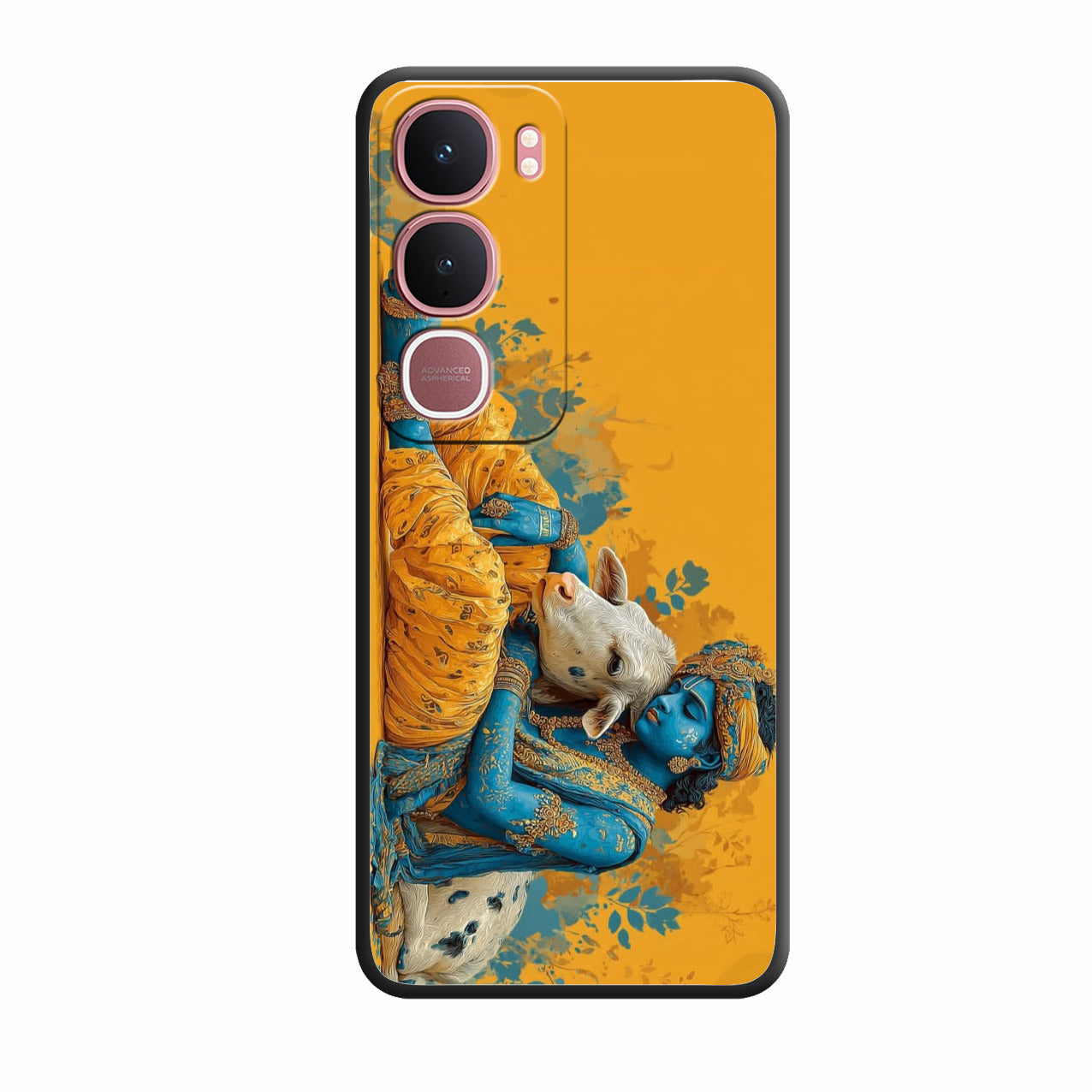 Divine Krishna Gopal Premium Glass Phone Case for Vivo Y31 5G