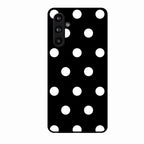 Classic Polka Dot Glass Phone Case for Samsung Galaxy F54 5G