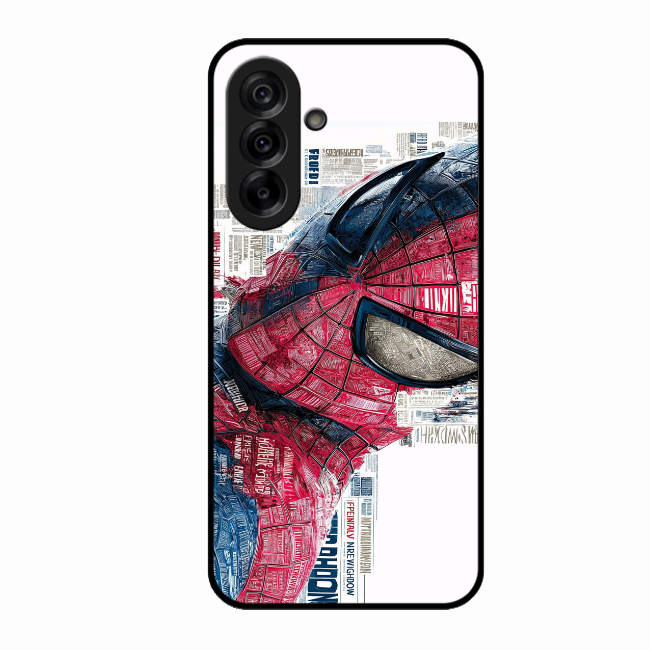 Red Blue Web Hero Glass Phone Cover for Samsung Galaxy A36 5G