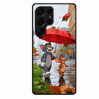 Rainy Day Cartoon Glass Phone Case for Samsung Galaxy S25 Ultra 5G - ShopOnCliQ