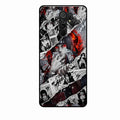 Itachi Uchiha Manga Collage Glass Phone Case for Redmi 9 Prime