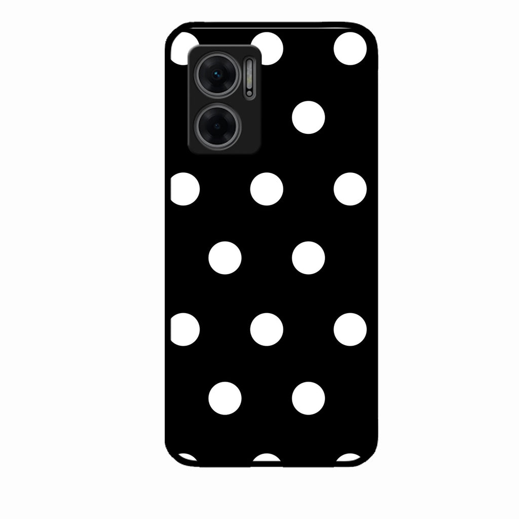 Classic Polka Dot Glass Phone Case for Redmi 11 Prime 5G