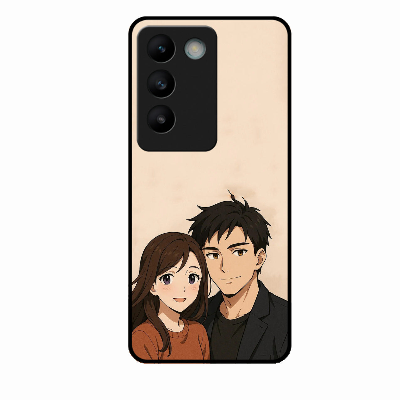 Custom Personalised Art Photo Glass Case for Vivo T3 5G