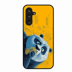 Cute Panda Sketch Premium Glass Phone Case for Samsung Galaxy M36 5G