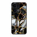 Black Gold Marble Glass Phone Case for Oppo Reno 13 Pro 5G - ShopOnCliQ