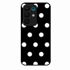 Classic Polka Dot Glass Phone Case for Realme 15X 5G