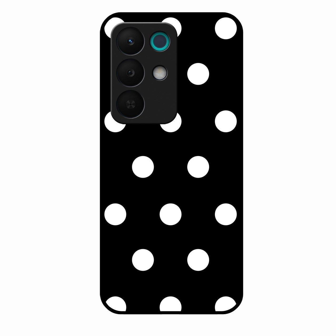 Classic Polka Dot Glass Phone Case for Realme 15X 5G