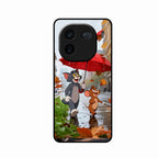 Rainy Day Cartoon Glass Phone Case for iQOO 12 5G