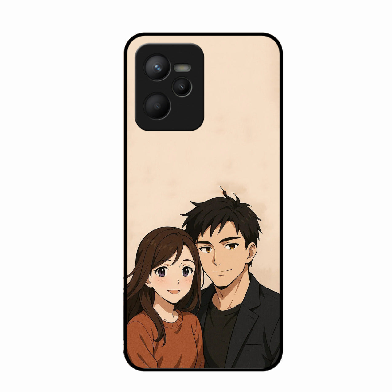Custom Personalised Art Photo Glass Case for Realme C35
