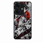 Itachi Uchiha Manga Collage Glass Phone Case for Oneplus Nord Ce 3 5G