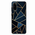 Midnight Gold Geometric Premium Glass Phone Case for Samsung Galaxy S20