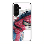 Red Blue Web Hero Glass Phone Cover for Samsung Galaxy S26 Plus 5G