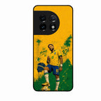 Golden Striker Glass Phone Case for Oneplus 11 5G