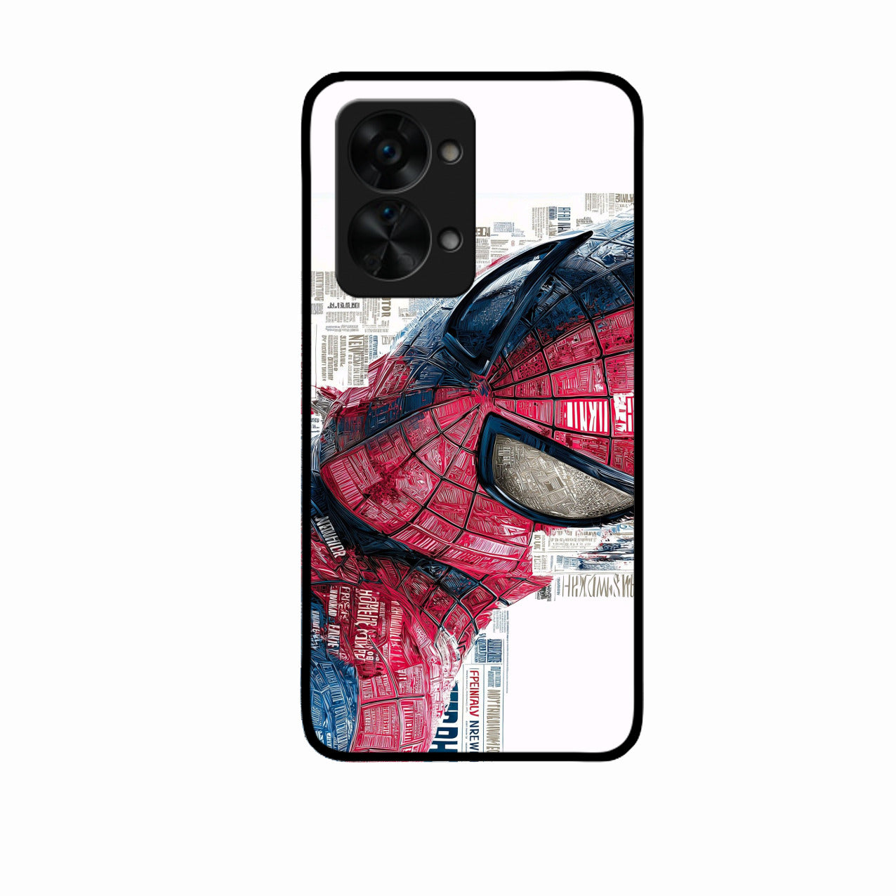Red Blue Web Hero Glass Phone Cover for Oneplus Nord 2T 5G