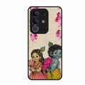 Krishna Eternal Lotus Glass Case for Vivo T4X 5G